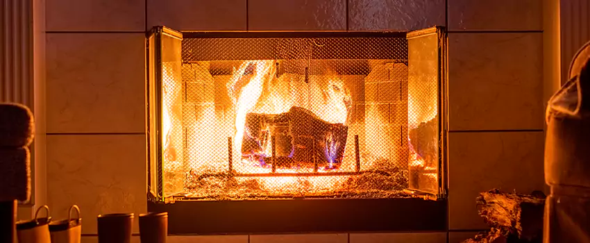Mendota Hearth Landscape Fireplace Installation in Ripon, California