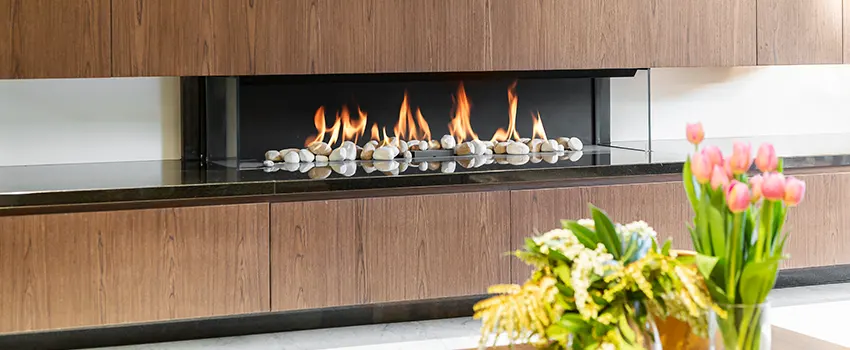 Double-height Fireplace Design Refurbishment in Ripon, California