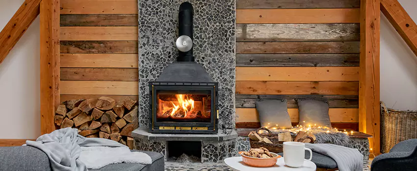 Thelin Hearth Products Direct Vent Gas Stove Fireplace Inspection in Ripon, California